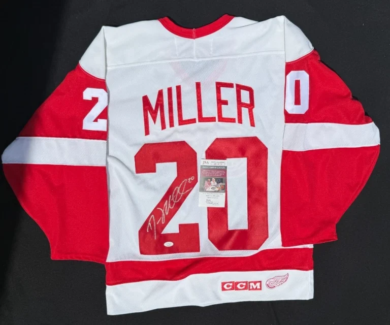 Drew Miller Signed Detroit Red Wings CCM Medium Jersey NWOT JSA COA