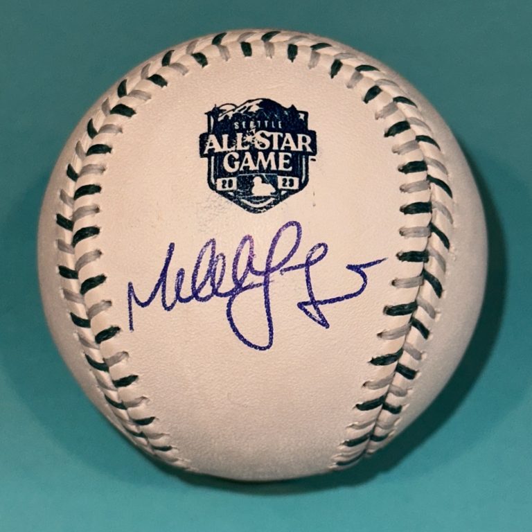 MICHAEL LORENZEN (Rockies) Signed Official 2023 ALL-STAR Baseball Beckett (BAS)