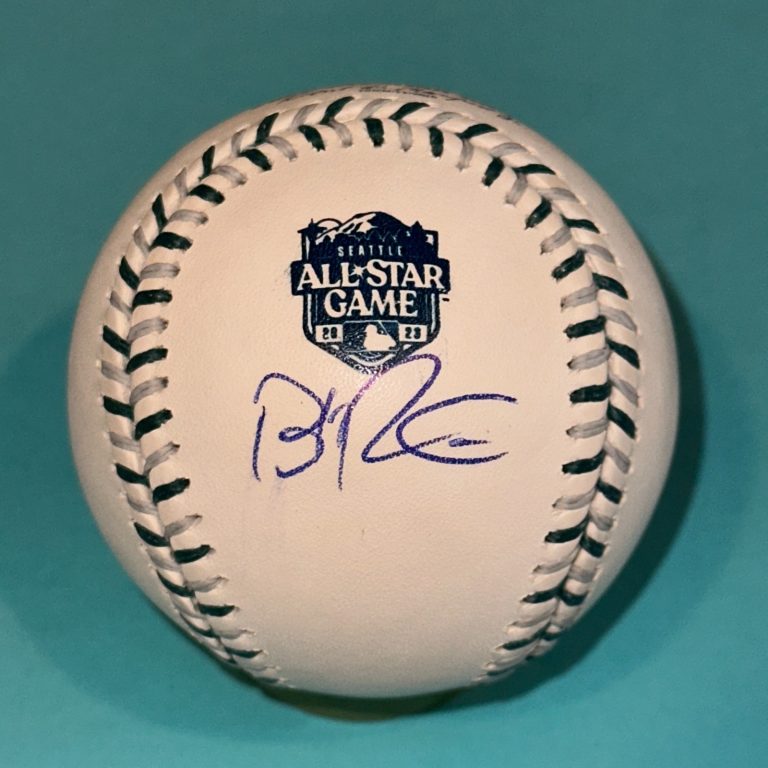 BRENT ROOKER (Athletics) Signed Official 2023 ALL-STAR Baseball Beckett (BAS)
