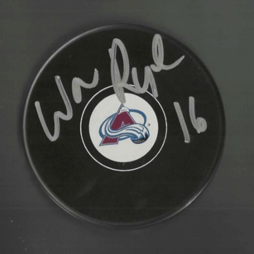 Warren Rychel Signed Colorado Avalanche Puck