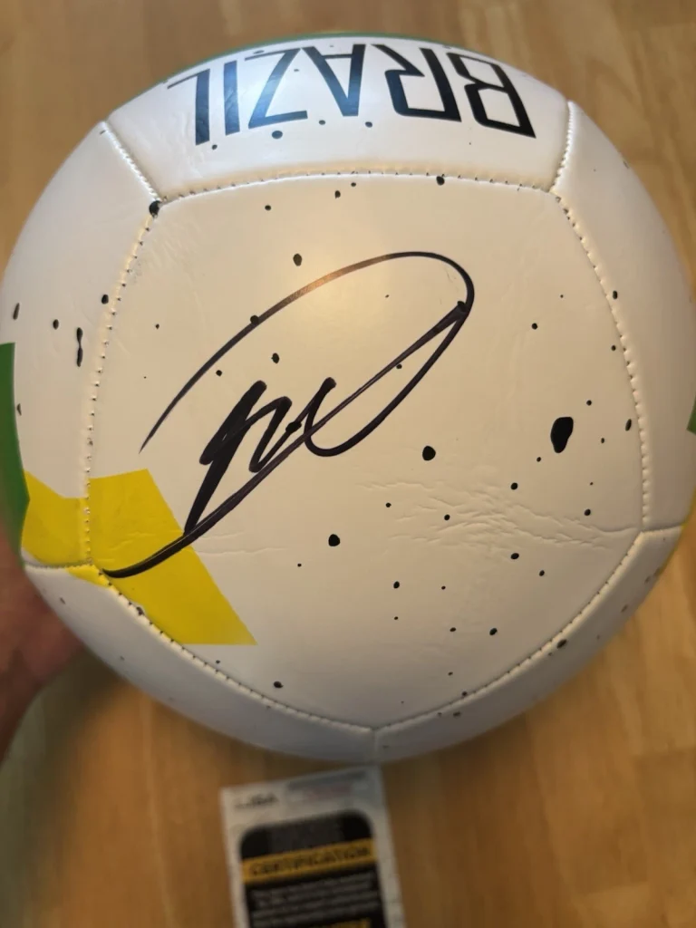 Ricardo Kaka Signed Brazil Soccer Ball JSA COA