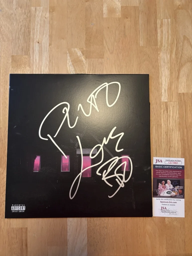 Future Signed  Autographed Mixtape Pluto Vinyl Album Pluto Hendrix. JSA Coa