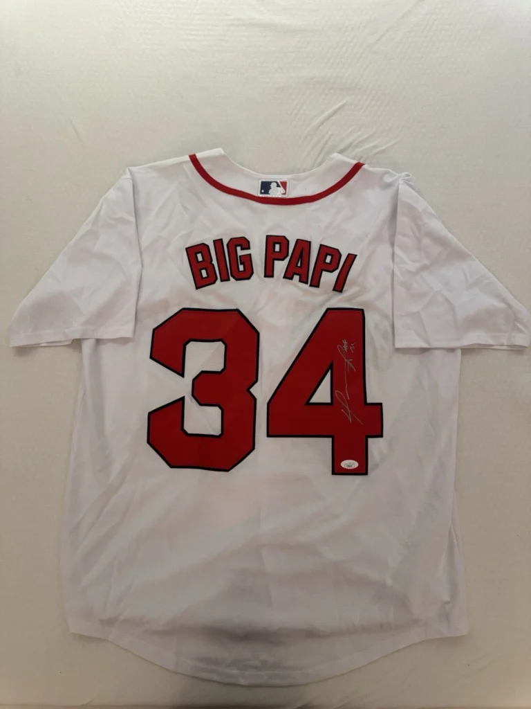 David Ortiz Boston Red Sox Signed Big Papi Jersey JSA COA