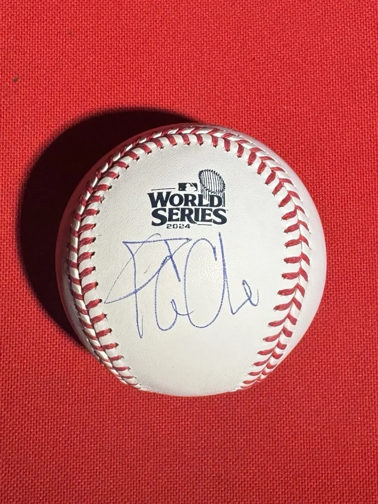Ice Cube Signed 2024 World Series Baseball Dodgers JSA COA