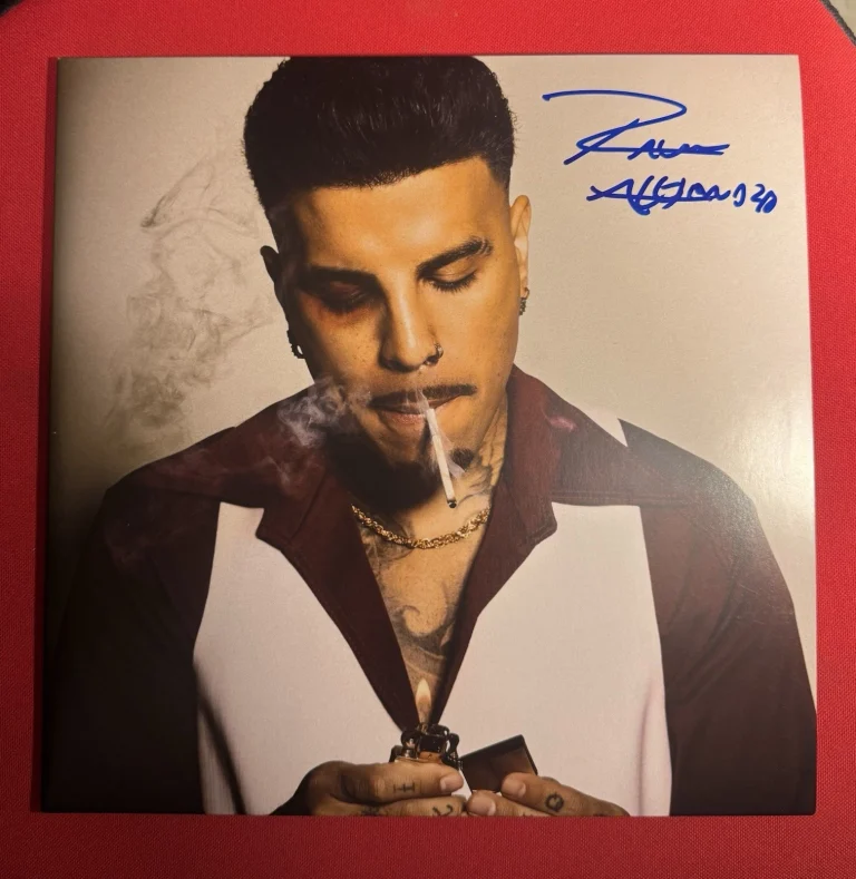 Rauw Alejandro ‎Cosa Nuestra Signed Vinyl Spanish Artist JSA COA