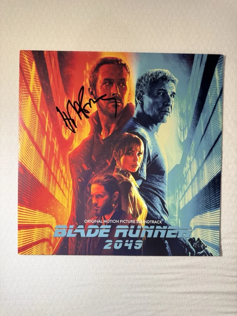 COMPOSER HANS ZIMMER SIGNED BLADE RUNNER 2049 SOUNDTRACK VINYL INTERSTELLAR BAS