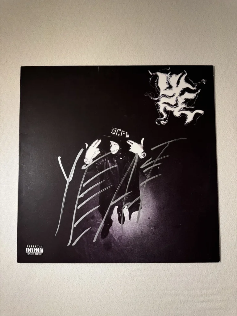 Yeat Rapper Signed Lyfë Vinyl Album Beckett BAS COA