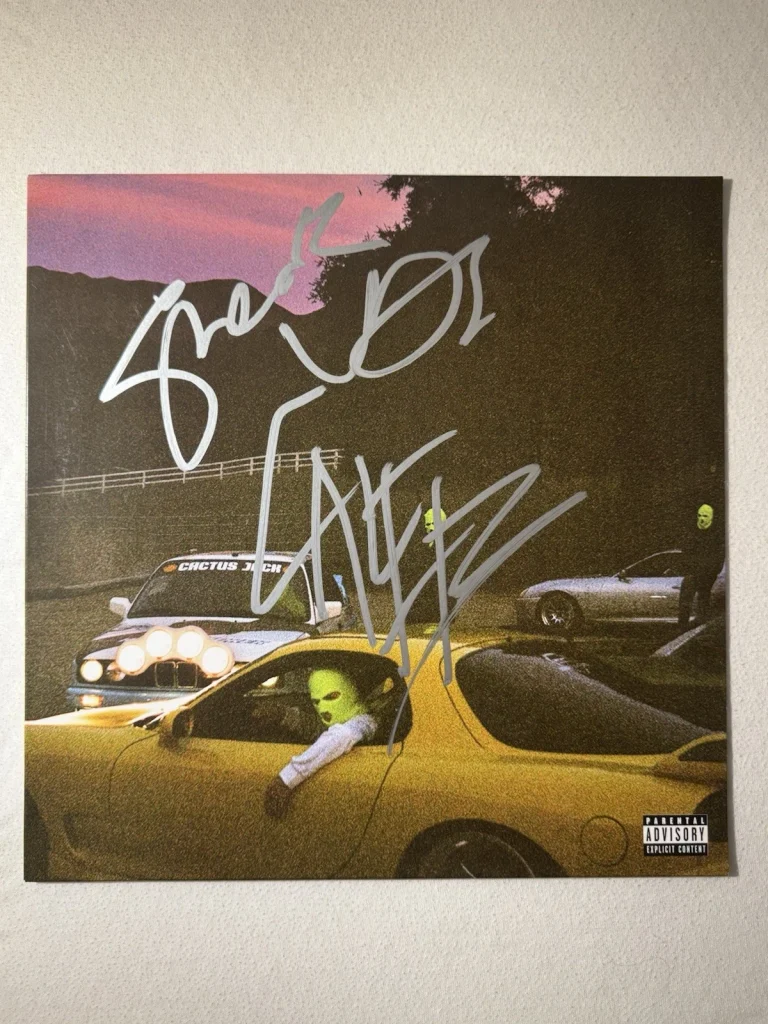 Don Toliver Sheck Wes Signed “Jackboys” Vinyl Album Record Beckett BAS COA