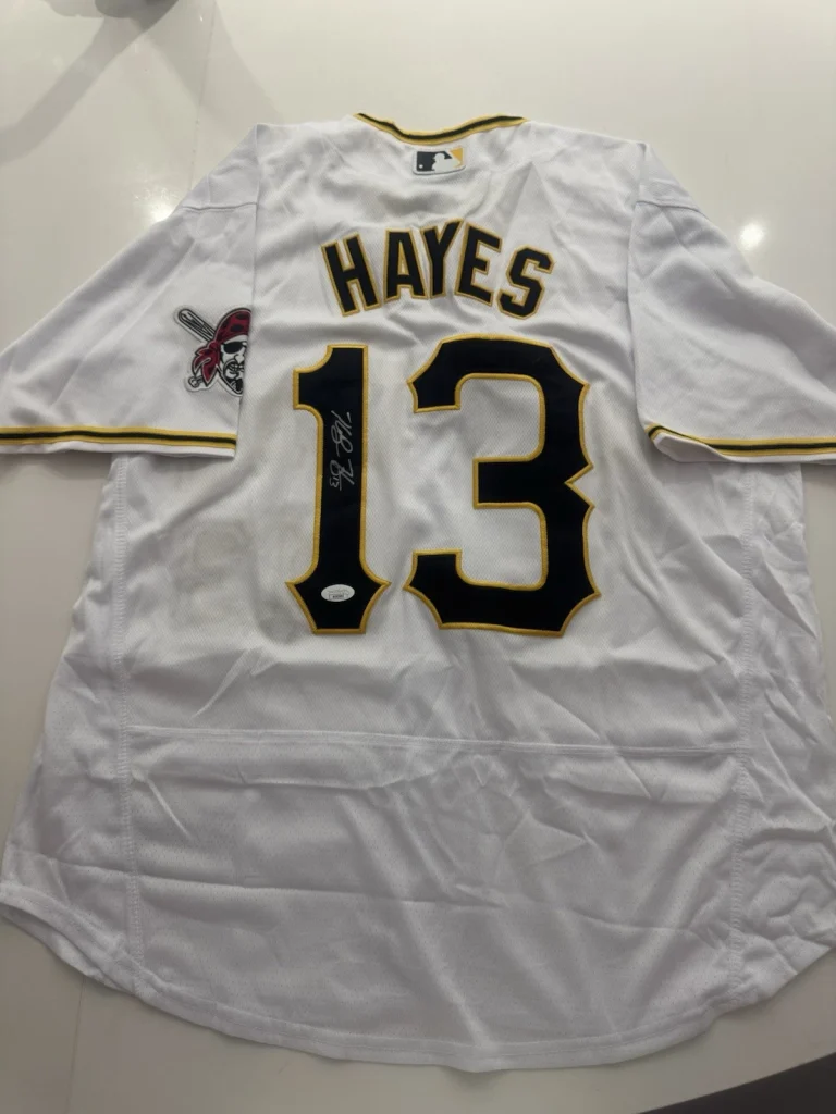 Ke’Bryan Hayes Pittsburgh Pirates Signed Jersey JSA COA