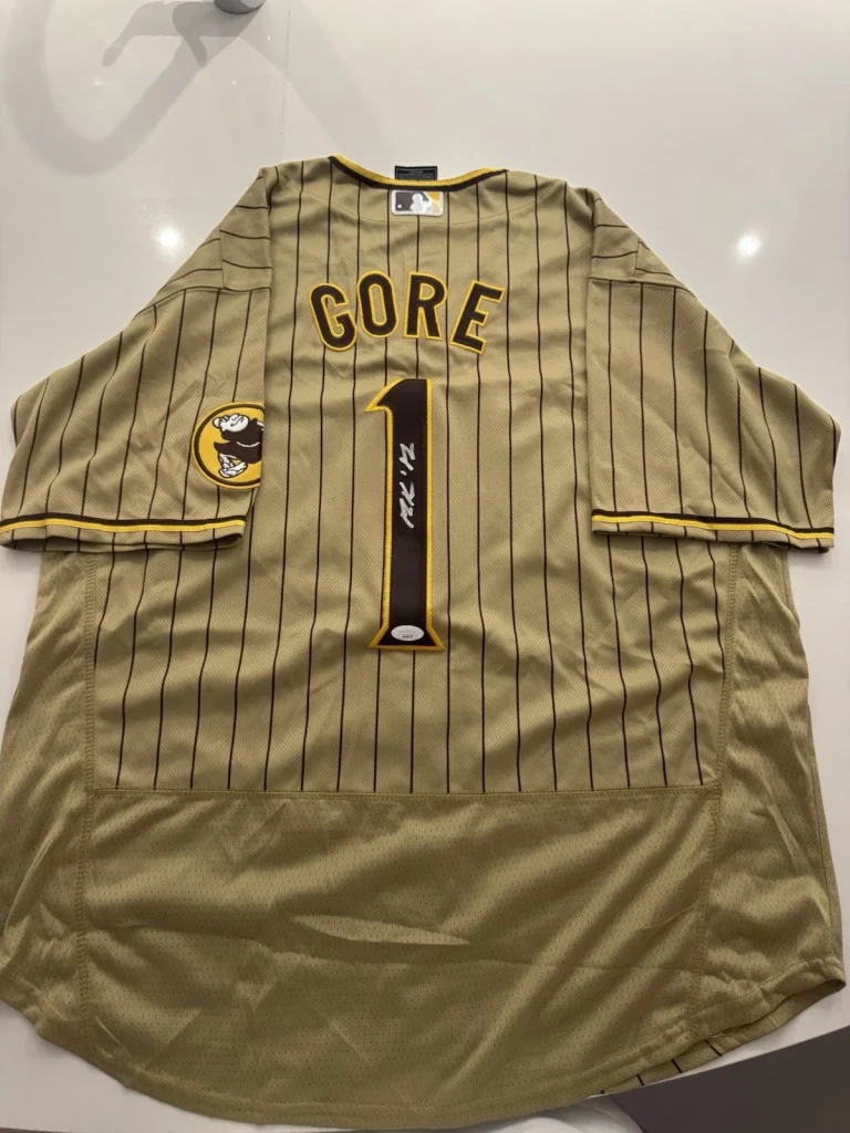 MacKenzie Gore San Diego Padres Signed Jersey JSA COA
