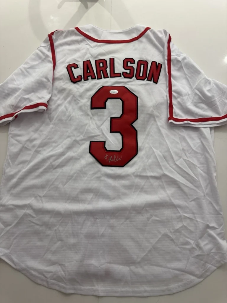 Dylan Carlson St Louis Cardinals Autographed Jersey JSA COA