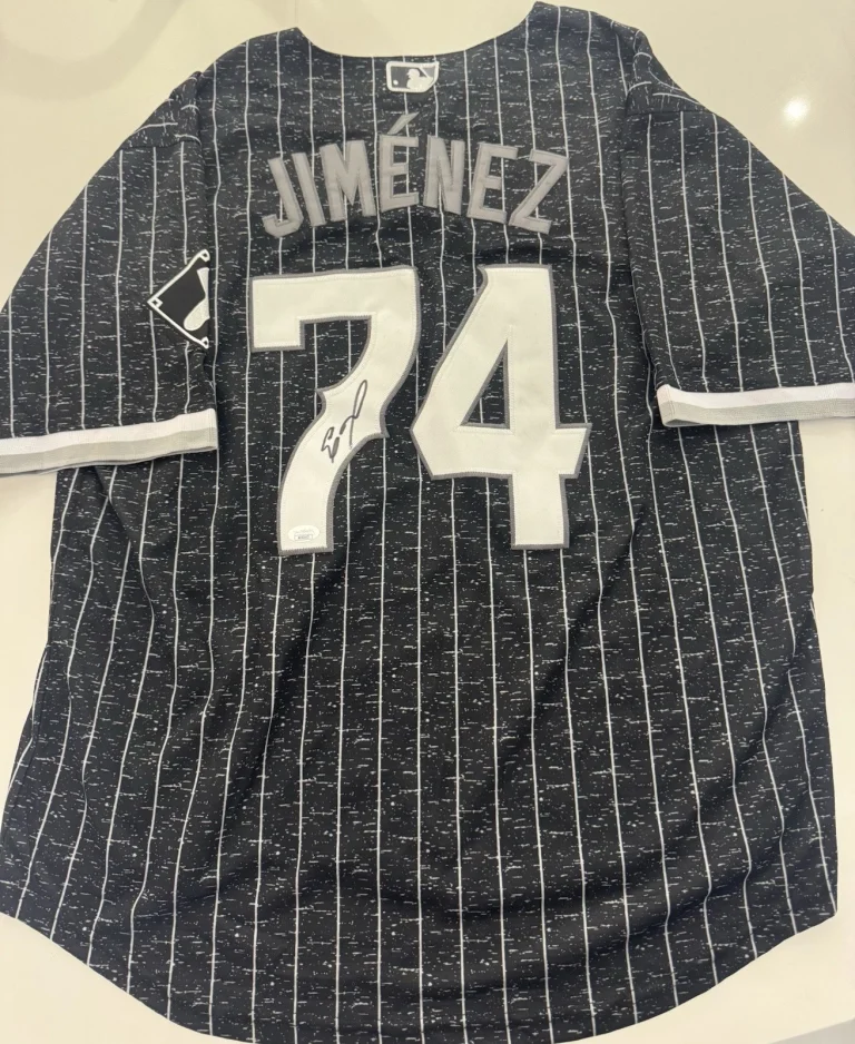 Eloy Jimenez Chicago White Sox Autographed Jersey JSA COA