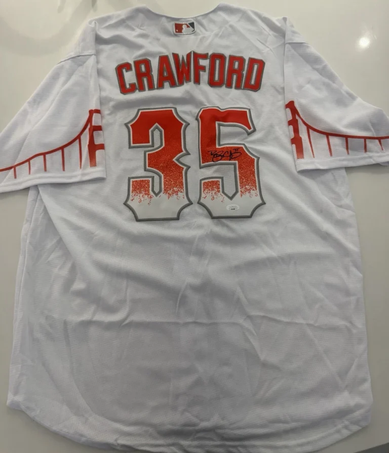 Brandon Crawford San Francisco  Giants Autographed Jersey Star JSA