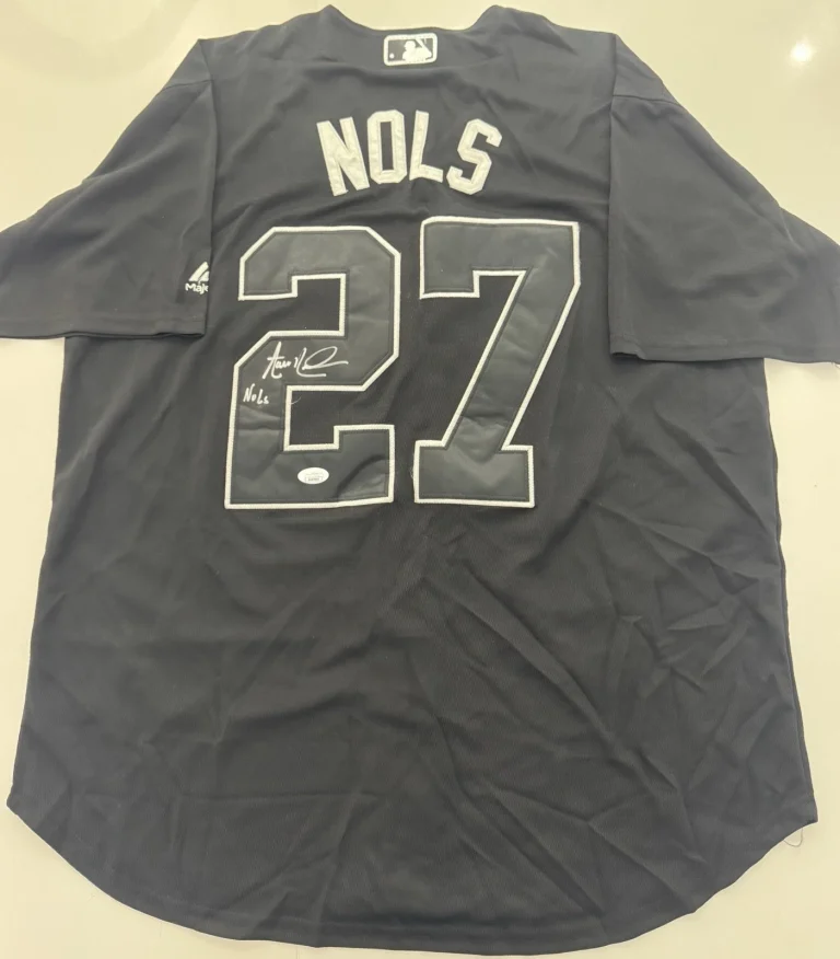 Aaron Nola Philadelphia Phillies Autographed Nols Jersey JSA COA