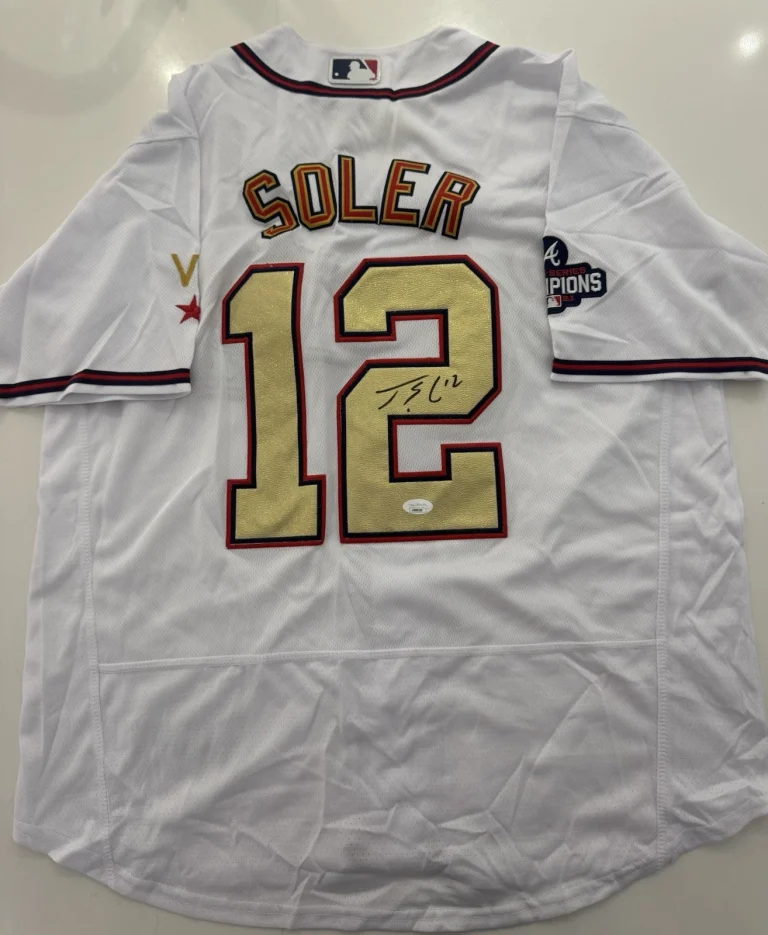 Jorge Soler Atlanta Braves Autographed WS Jersey JSA COA