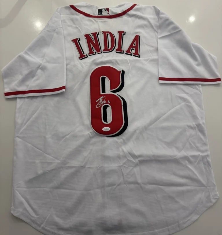 Jonathan India Cincinnati Reds Autographed Jersey JSA COA