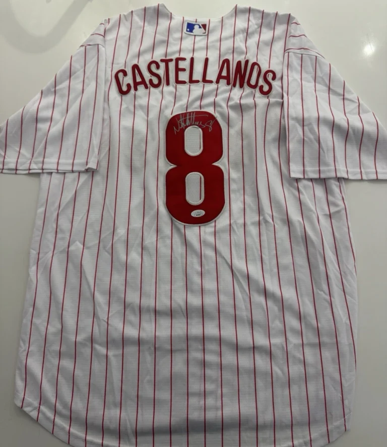 Nick Castellanos Philadelphia Phillies Autographed Jersey JSA COA