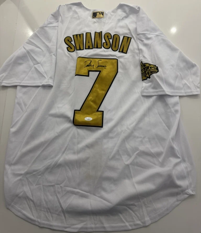 Dansby Swanson Atlanta Braves Autographed 2022 All Star Jersey Cubs JSA COA READ