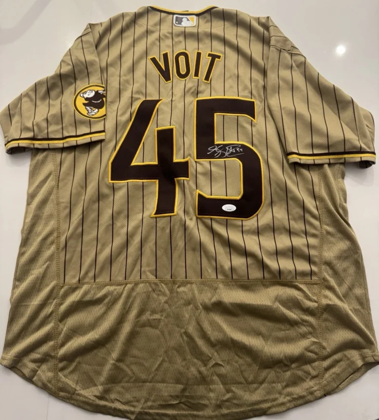 Luke Voit San Diego Padres Autographed Jersey JSA COA
