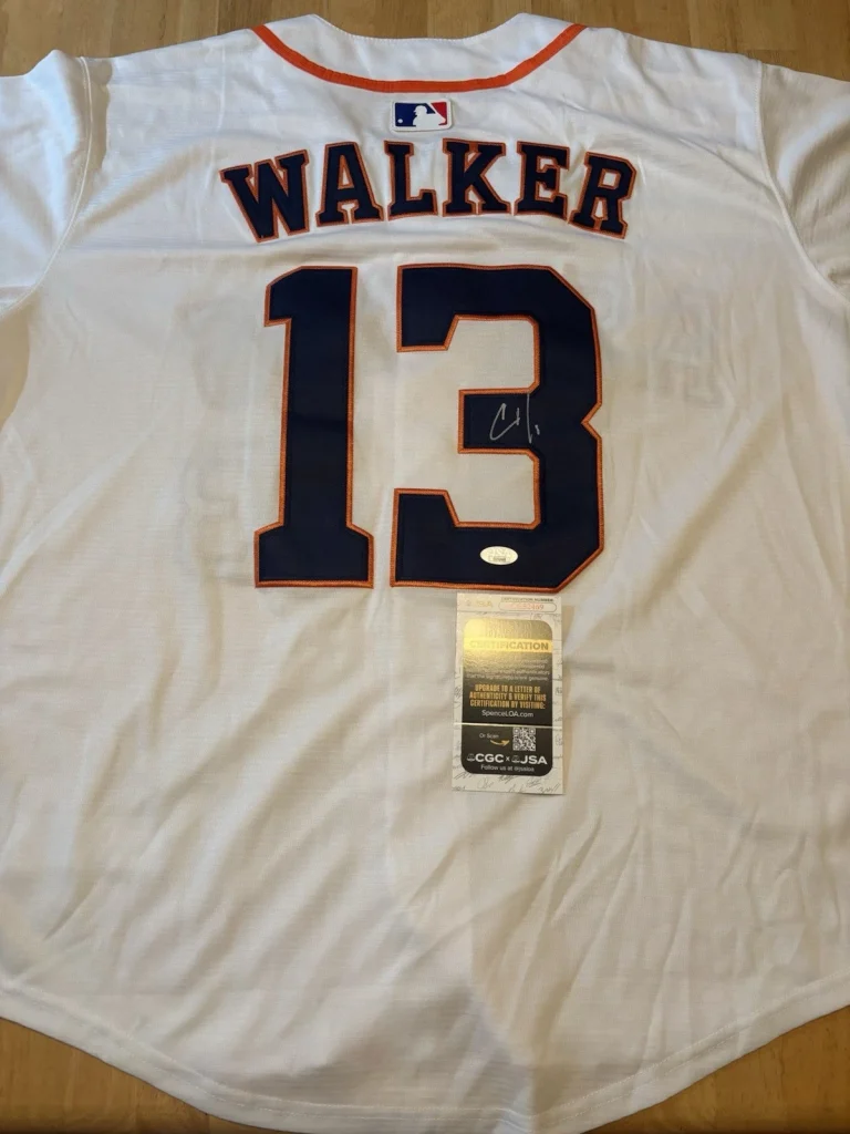Christian Walker Signed Autographed Houston Astros Jersey JSA COA Certified