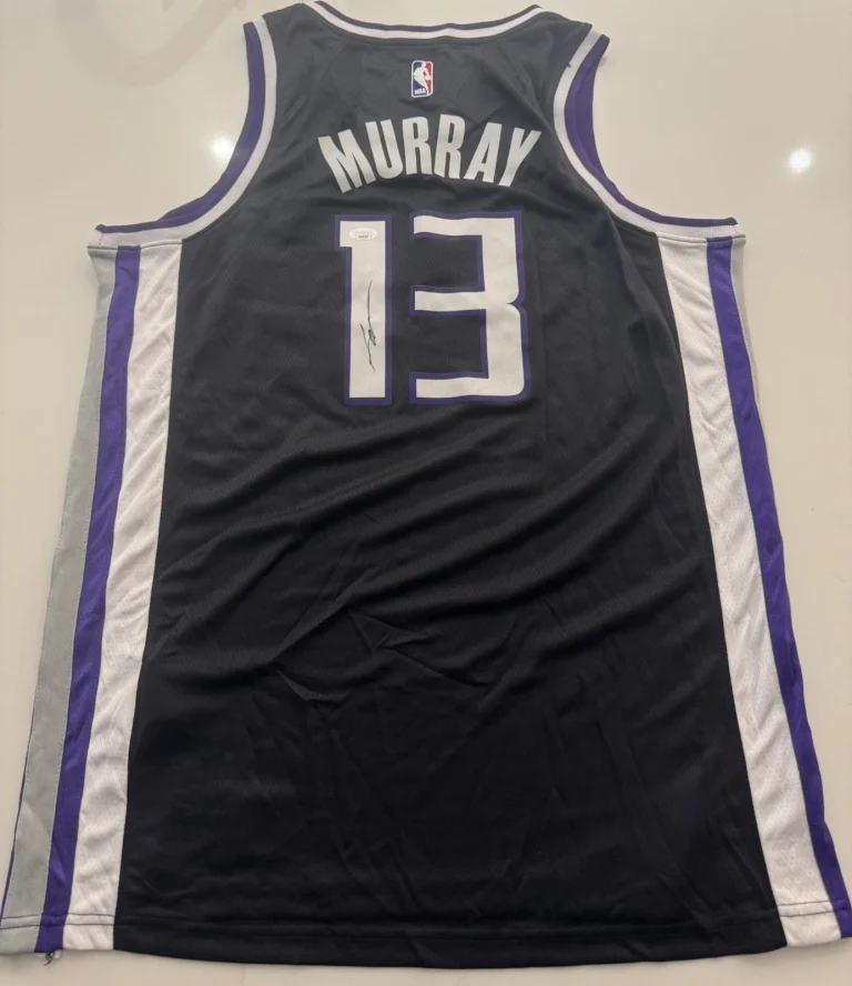 Keegan Murray Signed Autographed .  Sacramento Kings Jersey JSA COA