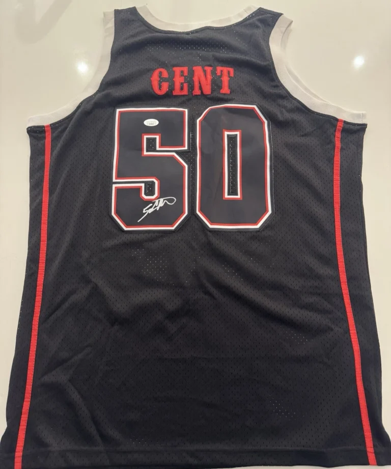 50 Cent Rapper Autographed Get Rich or Die Tryin’ Jersey JSA COA