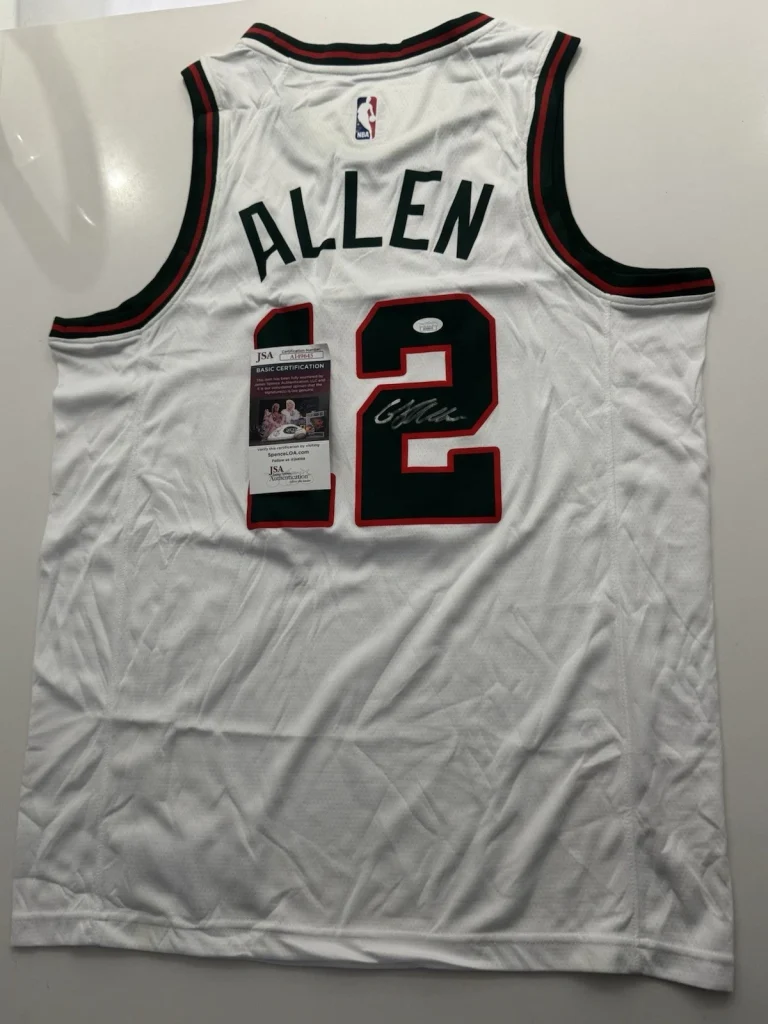Grayson Allen Milwaukee Bucks Autographed Jersey JSA COA