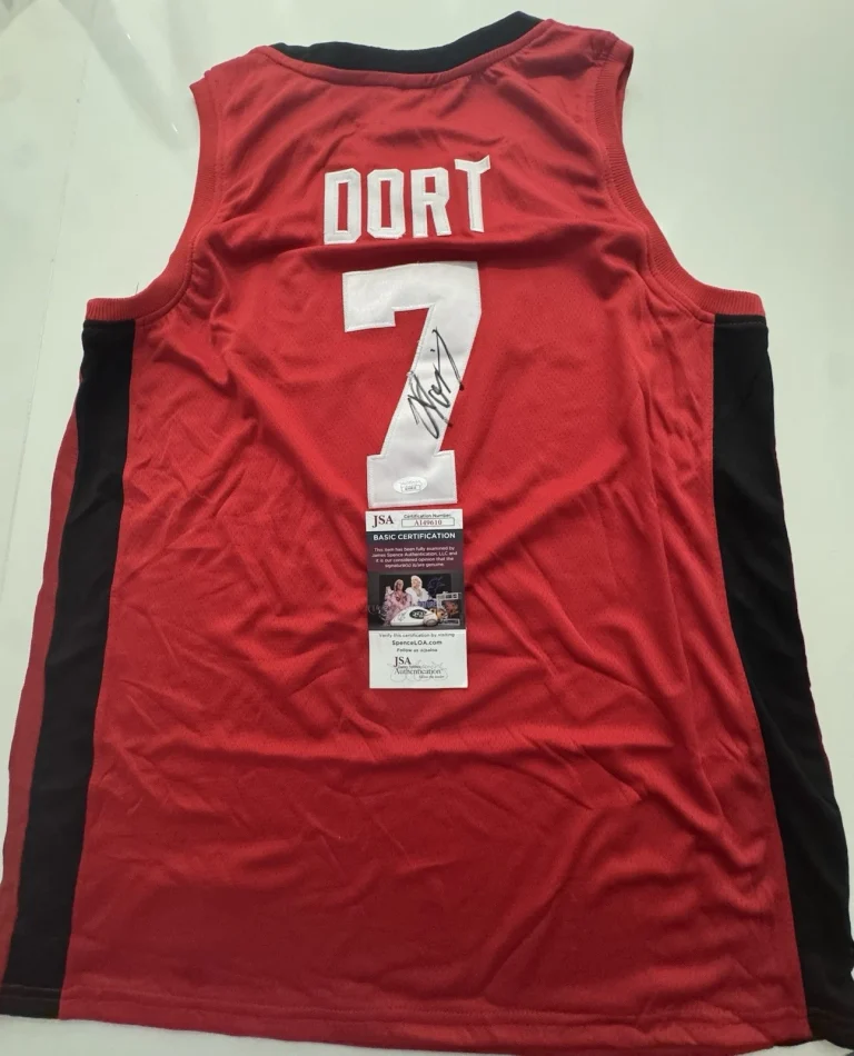 Lu Dort Team Canada Signed Autographed Jersey. JSA Coa. Okc Thunder!