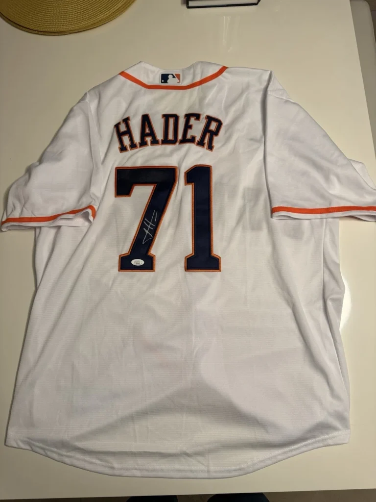 Josh Hader Houston Astros Autographed Jersey JSA Coa