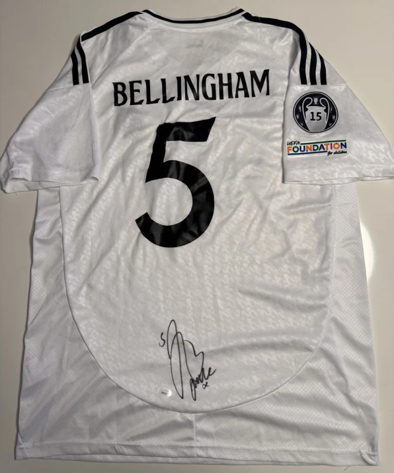 Jude Bellingham Real Madrid Aurographed Jersey JSA COA