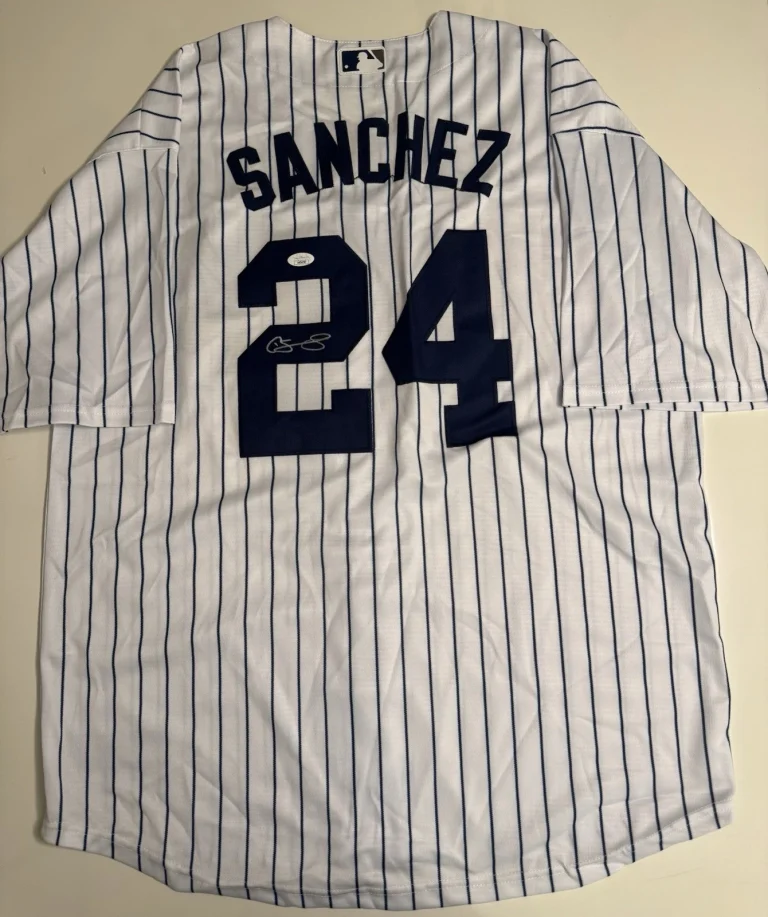 Gary Sanchez New York Yankees Autographed Jersey JSA COA