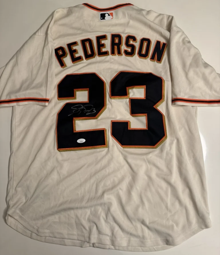 Joc Pederson San Francisco Giants Autographed Jersey Star JSA COA