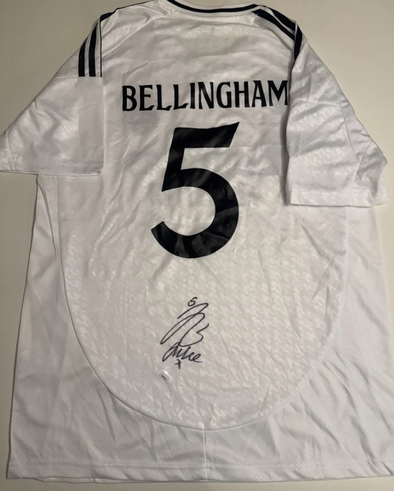 Jude Bellingham Real Madrid Aurographed Jersey JSA COA