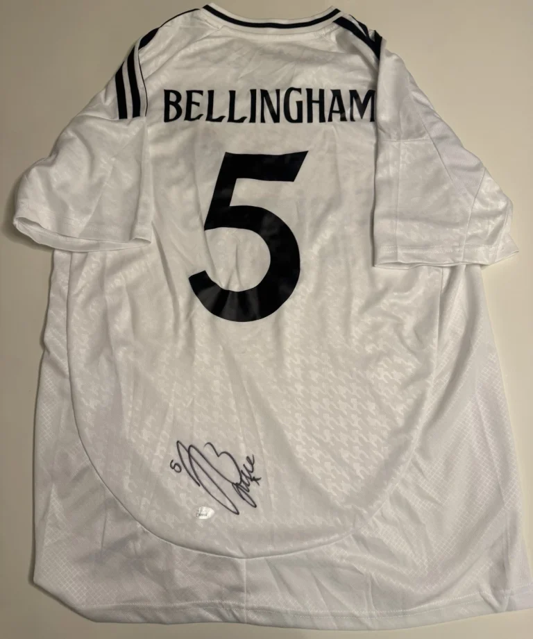 Jude Bellingham Real Madrid Aurographed Jersey JSA COA