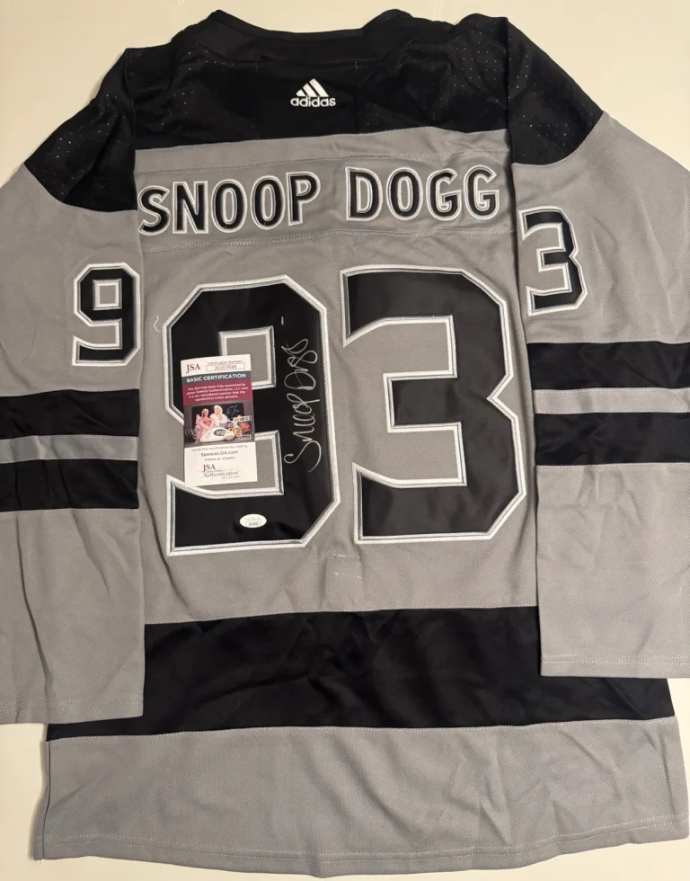 Snoop Dogg Los Angeles Kings Autographed #93 Jersey JSA COA
