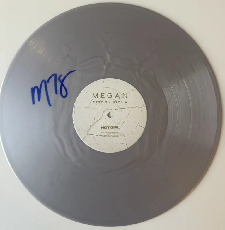 Megan Thee Stallion signed Autographed  Hot Girl disc . JSA Coa
