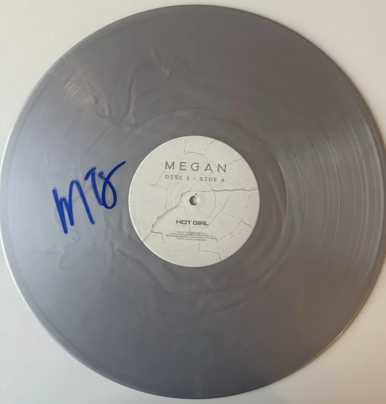 Megan Thee Stallion signed Autographed  Hot Girl disc . JSA Coa