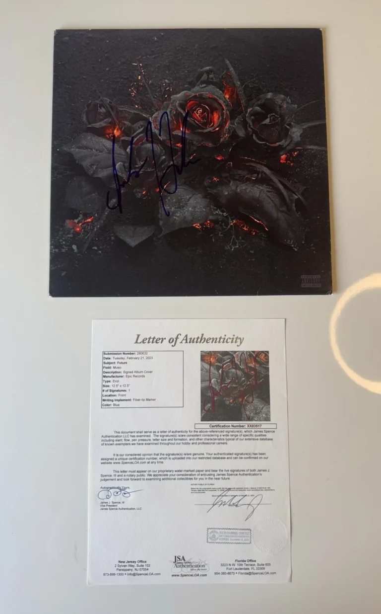 Future Rapper EVOL Autographed Vinyl JSA LOA COA