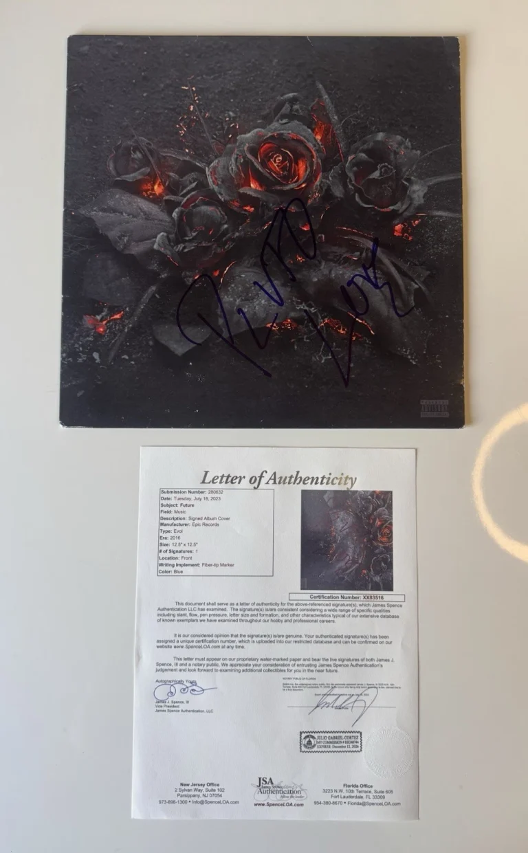 Future Rapper EVOL Autographed Vinyl JSA LOA COA