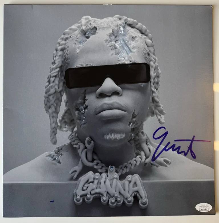 Gunna DS4EVER Autographed Vinyl Album Pushin P JSA COA