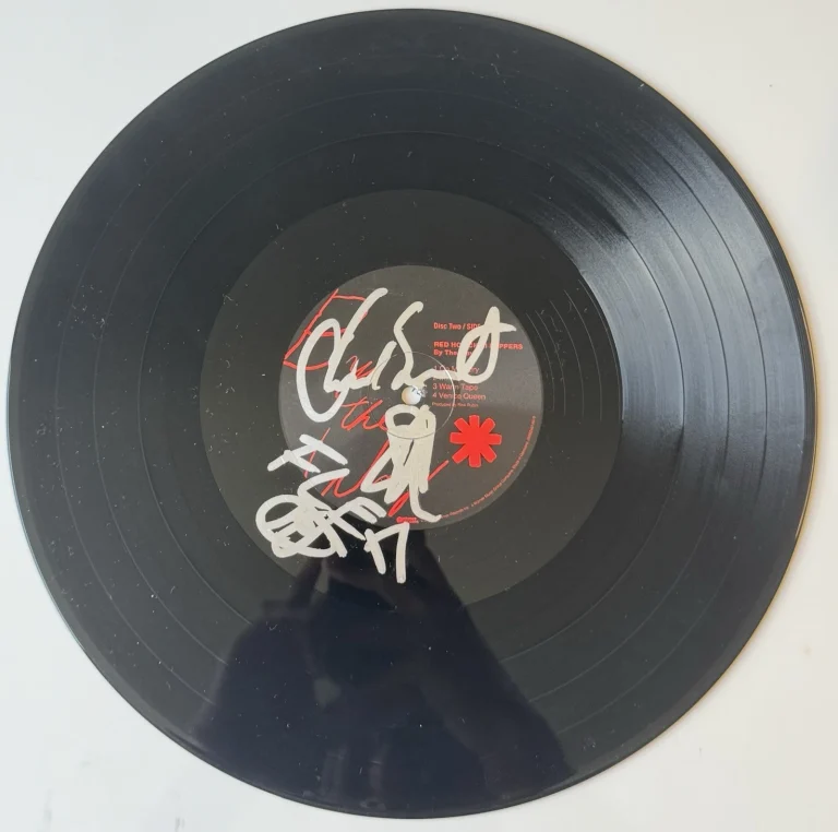 Flea Chad Smith & John Frusciante Autographed By the Way Disc JSA COA