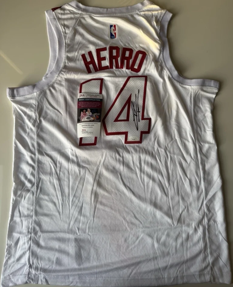 Tyler Herro Miami Heat Autographed Signed Jersey! Jsa Coa