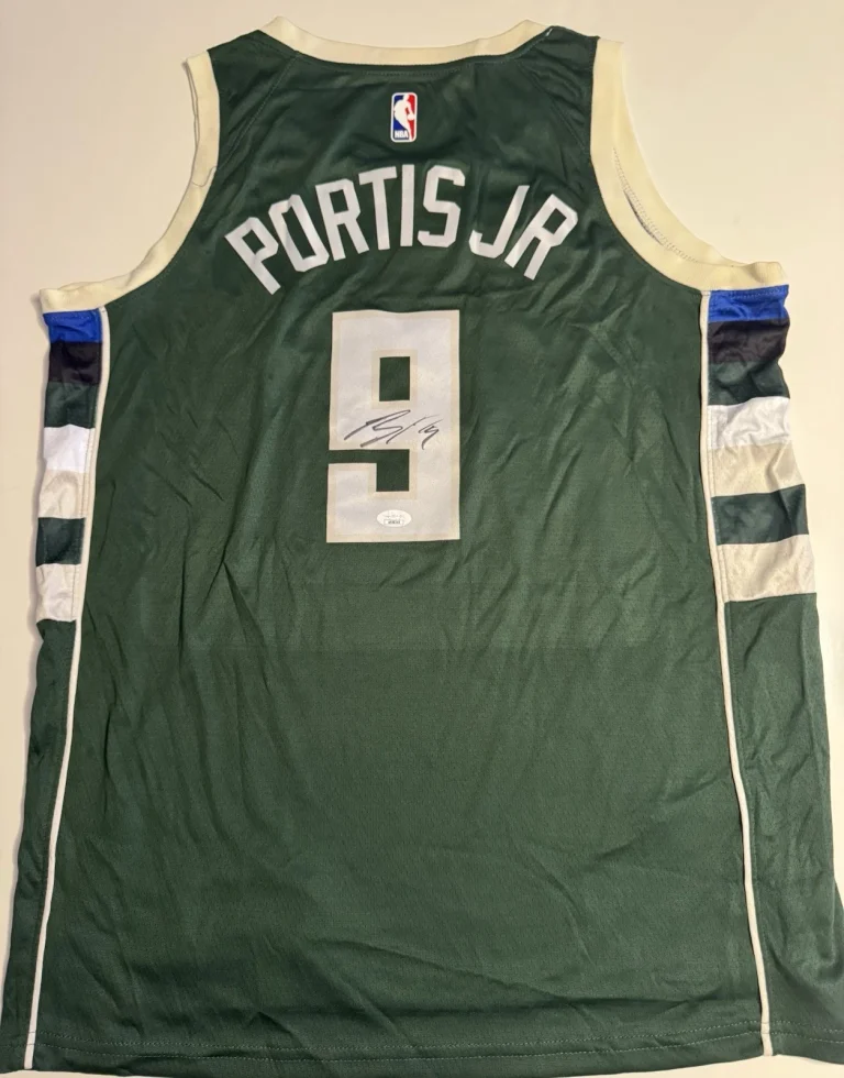 Bobby Portis Jr Milwaukee Bucks Jersey Autographed Jersey JSA COA