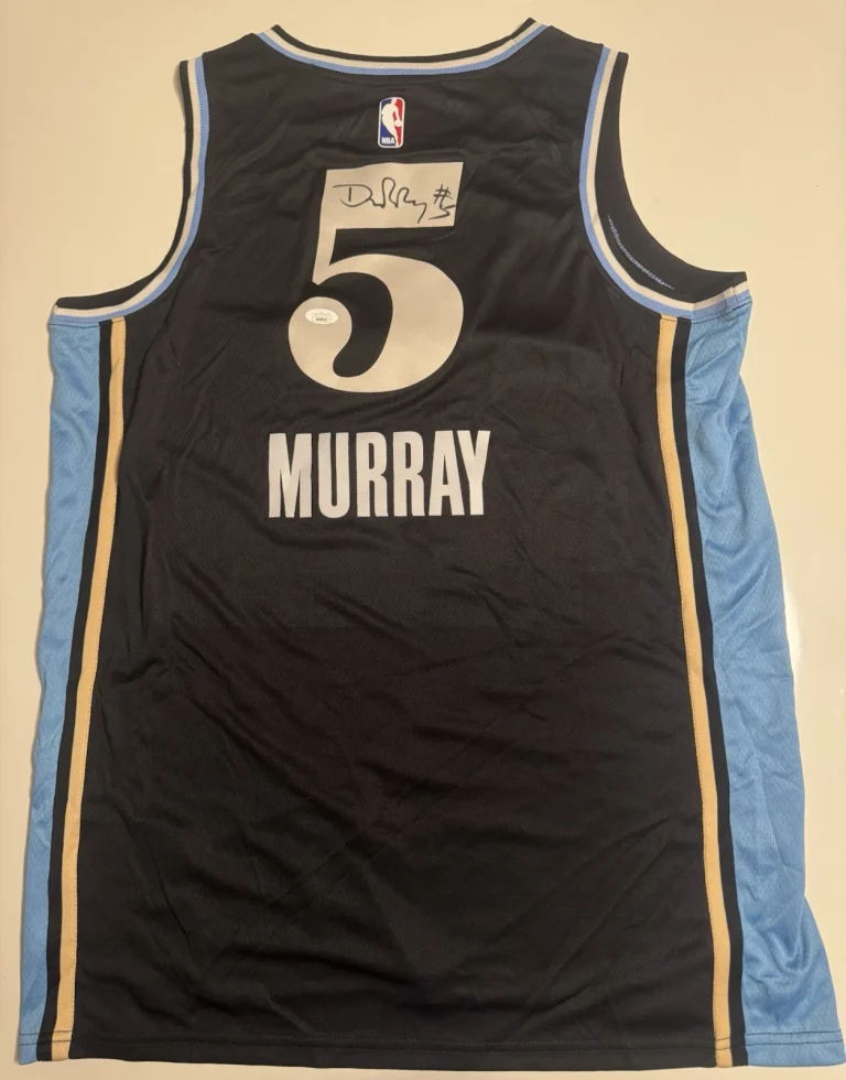 Dejounte Murray Atlanta Hawks Autographed Jersey JSA COA