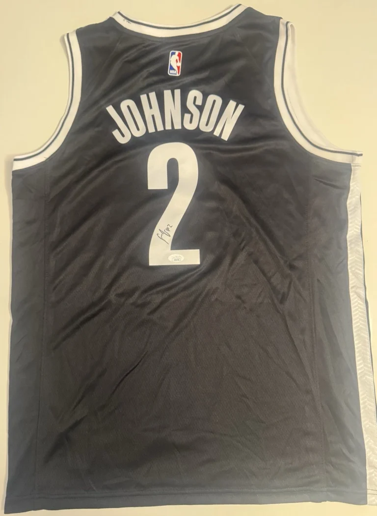 Cameron Johnson Brooklyn Nets Autographed Jersey JSA COA