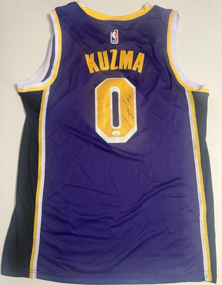 Kyle Kuzma Los Angeles Lakers Autographed Jersey JSA COA