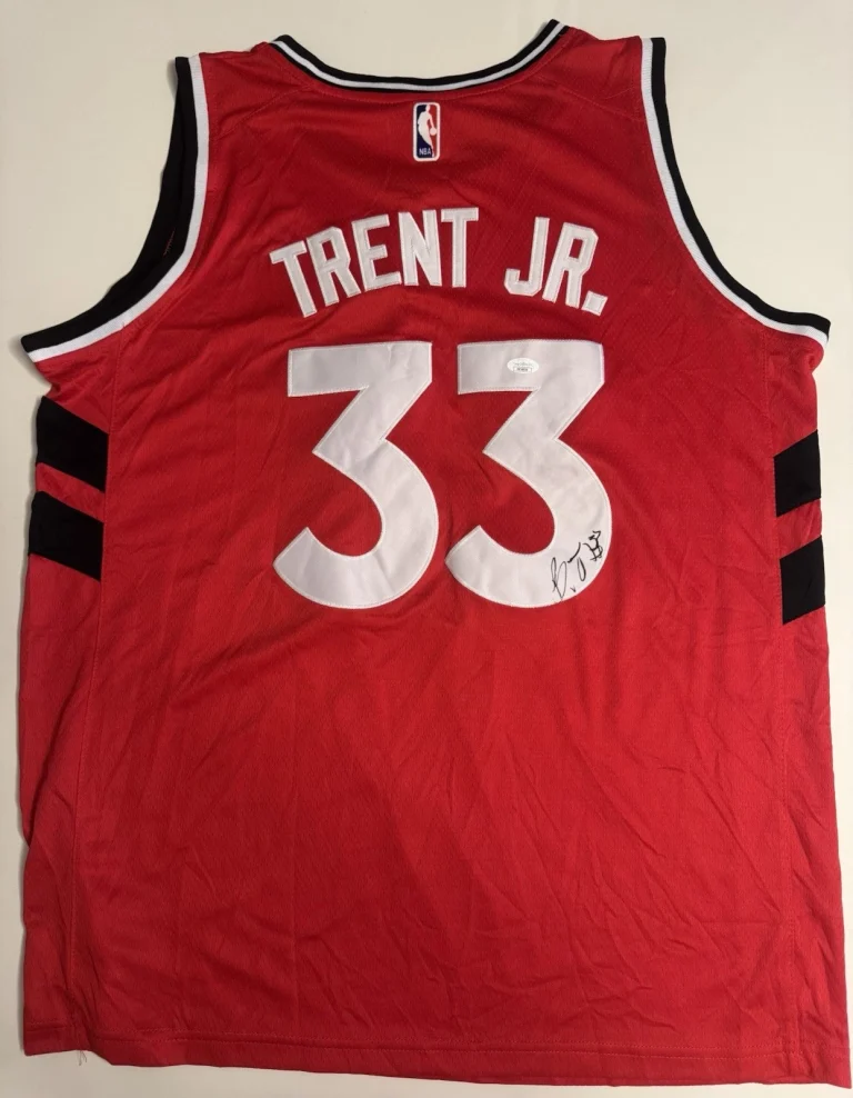 Gary Trent Jr. Toronto Raptors Autographed Jersey JSA COA