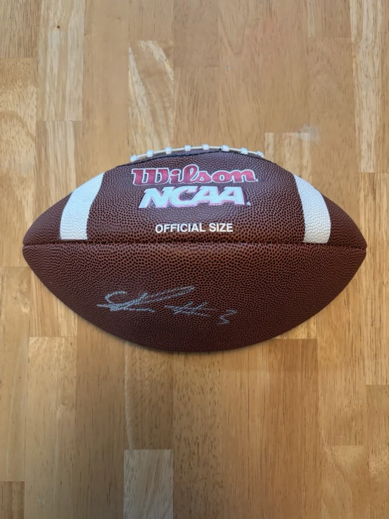 Calvin Ridley Autographed Signed Wilson Official NCAA Ball. JSA  Coa. Alabama