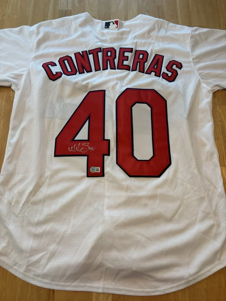 Willson Contreras St. Louis Cardinals Autographed Jersey JSA COA