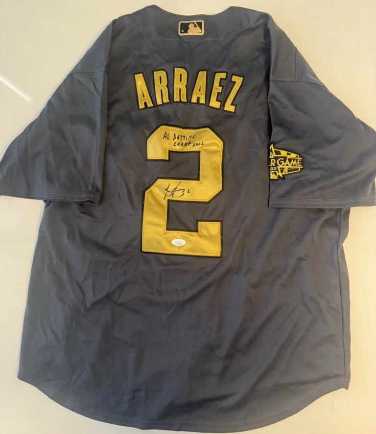 Luis Arraez 2022 All Star Game Twins Autographed Jersey Inscribed JSA COA
